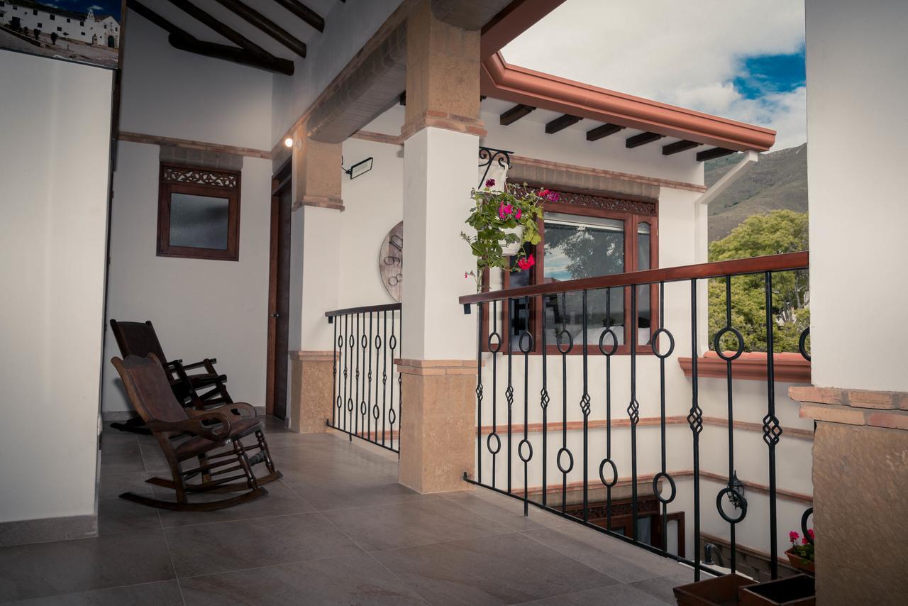 Hospederia Flor De La Villa Real Villa de Leyva Bagian luar foto